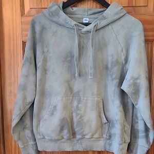 Old Navy Olive Green Tie-Dye Hoodie